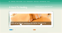 Desktop Screenshot of ahandtohealing.com